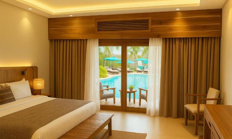 Premium Deluxe, King or Twin Bed, Pool View