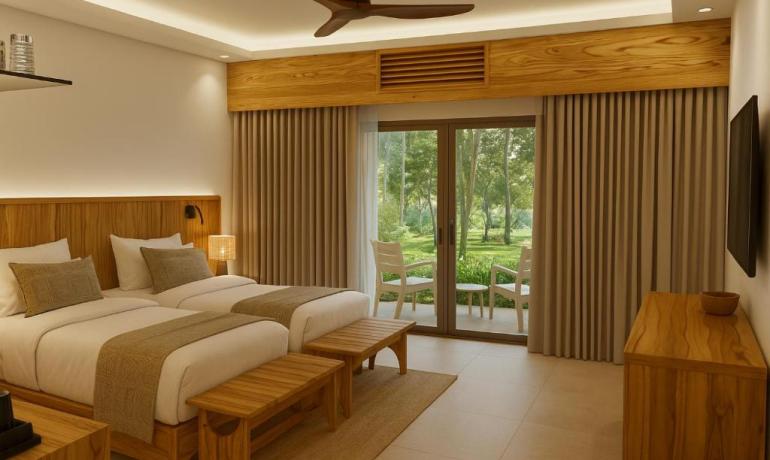 Superior, King or Twin Bed, Garden View