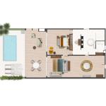 Executive Suite King Ocean View w private Pool